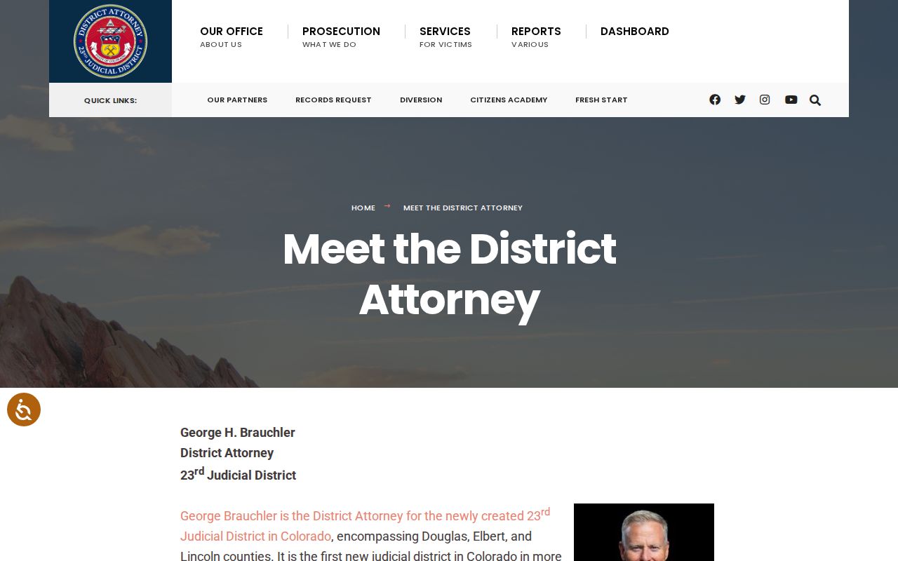 Lincoln County criminal court records district attorney profile