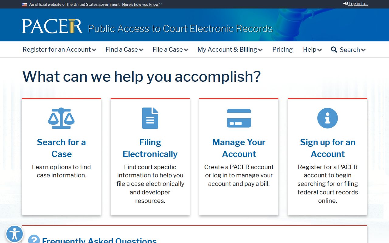 Lincoln County warrant search PACER federal records distinction